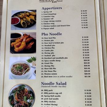 Pho Noodle Bar - Menu - Vietnamese Near Me - Kihei, Hawaii