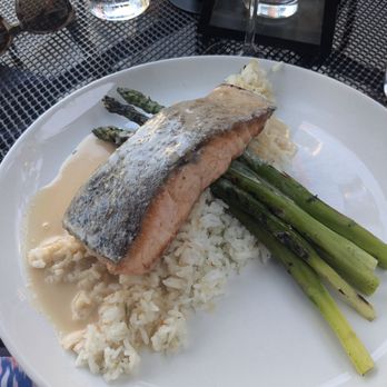 Buckley's Restaurant & Bar - Salmon entree with salmon and rice - New American Near Me - Milwaukee, Wisconsin