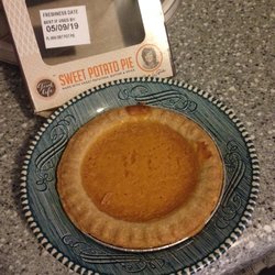 Patti LaBelle Sweet Potato Pie, individual 3 oz. from Walmart Bakery. Delicious.