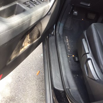 Executive Wash & Detail - Nasty car before - Auto Detailing Near Me - Pembroke Pines, Florida
