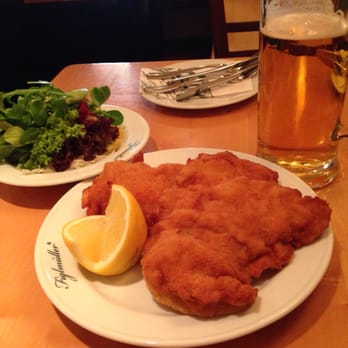 Figlmüller - Classic Wiener Schnitzel. Opted to step up to the veal over the pork - Austrian Near Me - Vienna, 9