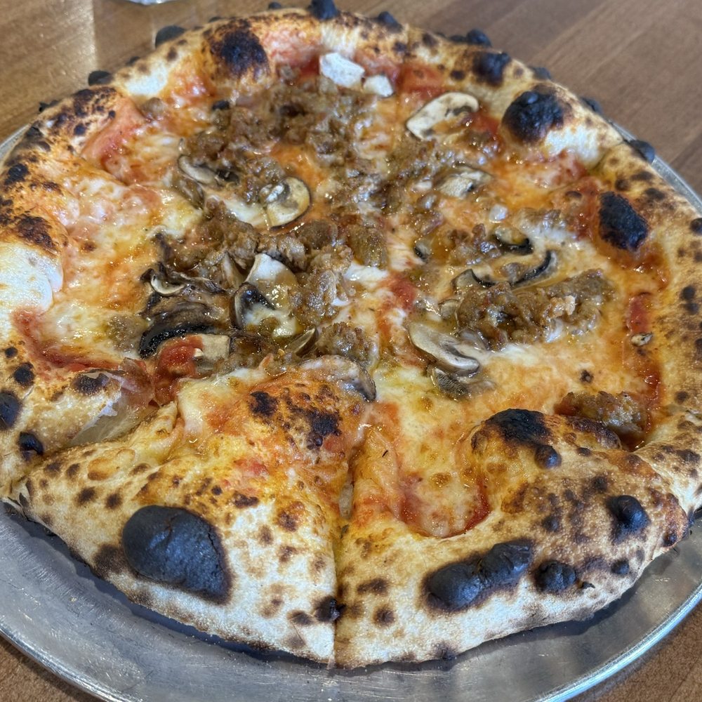 MOZZ Artisan Pizza - Sausage Mushroom Pizza - Pizza Near Me - Provo, Utah MOZZ Artisan Pizza - Sausage Mushroom Pizza - Pizza Near Me - Provo, Utah