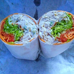 TJ's Hero Shop - Chicken blt tomato basil wrap...$1 off wraps on thrusday