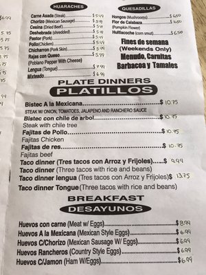 Menu photo 5 Taqueria La Placita -2 Chicago, IL Menu photo 5 Taqueria La Placita -2 Chicago, IL