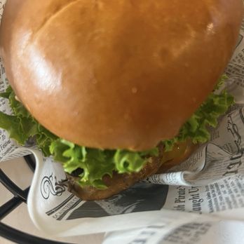 Tower Burger - The Tower Burger bun the rest is inside - Burgers Near Me - San Francisco, California Tower Burger - The Tower Burger bun the rest is inside - Burgers Near Me - San Francisco, California