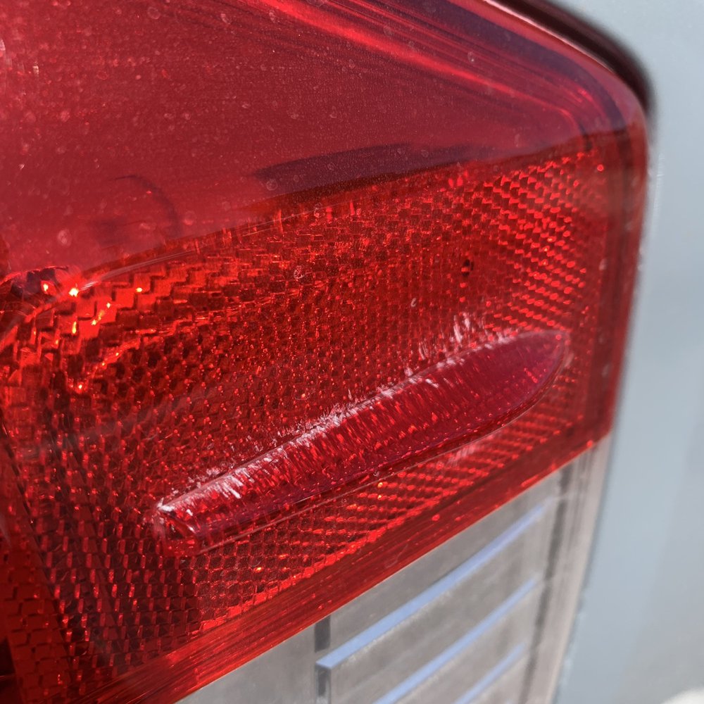 Big J's Mobile Detail - Polish compound over the rear lights - Auto Detailing Near Me