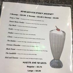 R F Goeke Variety Store - Super fun menu