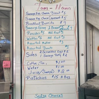 Gringo's - Menu 12/5/23 - Food Stands Near Me - Quartzsite, Arizona