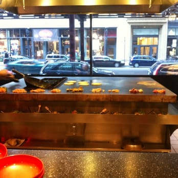 Flat Top Grill - cooking/stir-fry station - Asian Fusion Near Me - Chicago, Illinois Flat Top Grill - cooking/stir-fry station - Asian Fusion Near Me - Chicago, Illinois