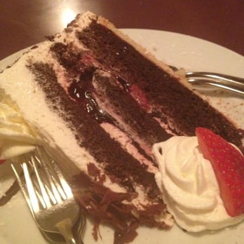 Waldhorn Restaurant - Black Forest cake - good but pricey for just a piece of cake - German Near Me - Pineville, North Carolina