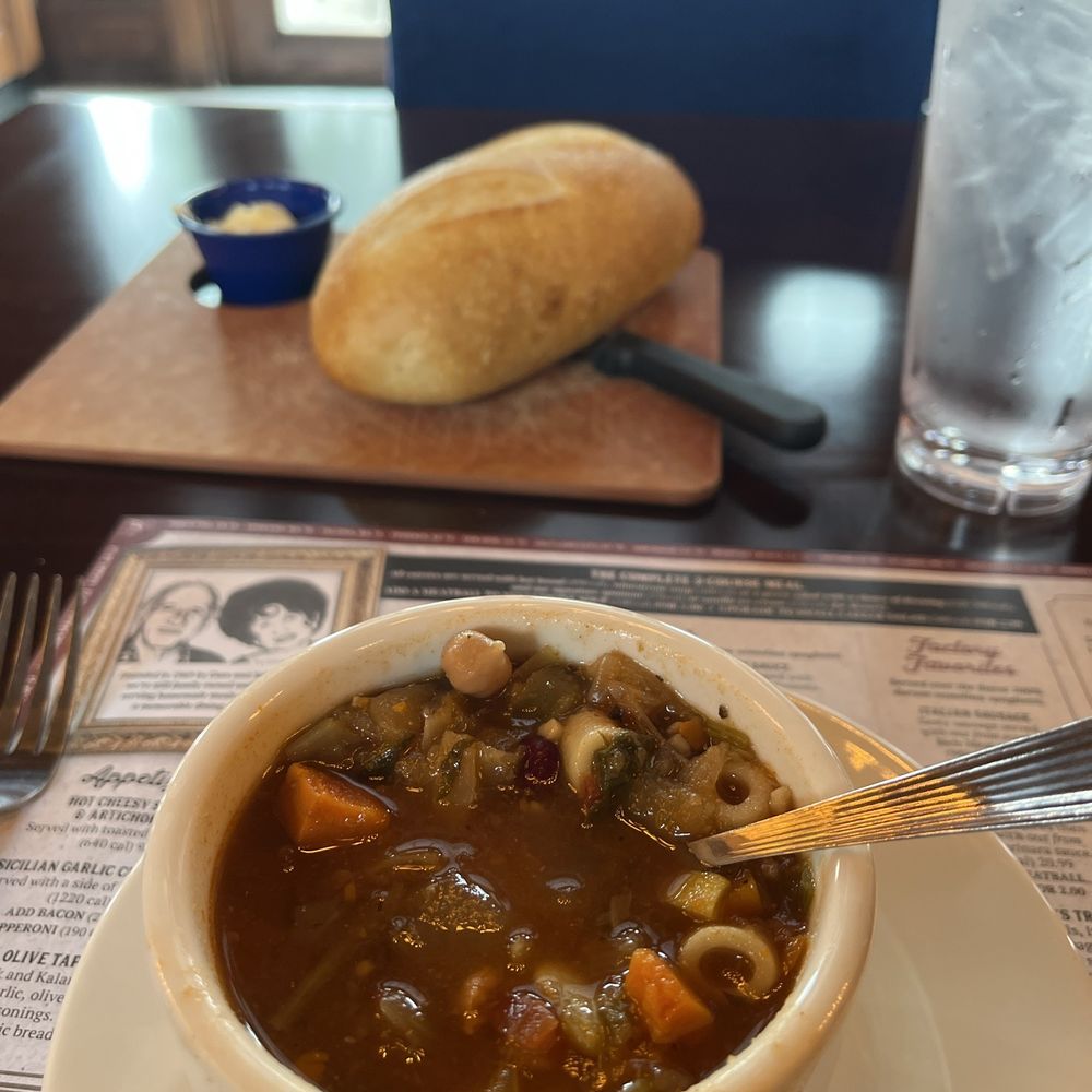 The Old Spaghetti Factory - The Minestrone and Bread! - Italian Near Me - Eugene, Oregon The Old Spaghetti Factory - The Minestrone and Bread! - Italian Near Me - Eugene, Oregon