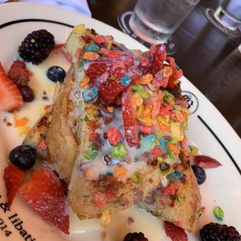 Bosscat Kitchen & Libations - Fruity pebble French toast - New American Near Me - Irvine, California Bosscat Kitchen & Libations - Fruity pebble French toast - New American Near Me - Irvine, California