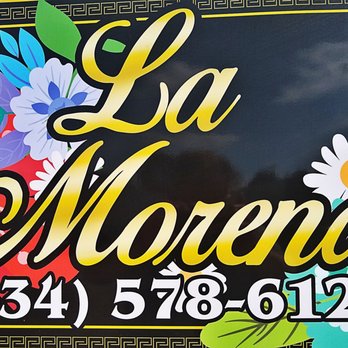 Taqueria La Morena - a sign for a restaurant - Food Trucks Near Me - Detroit, Michigan Taqueria La Morena - a sign for a restaurant - Food Trucks Near Me - Detroit, Michigan
