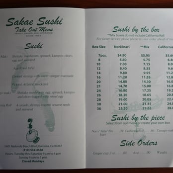 Sakae Sushi - menu - Japanese Near Me - Gardena, California Sakae Sushi - menu - Japanese Near Me - Gardena, California