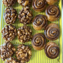 Apple fritters , Cinnamon rolls Apple fritters , Cinnamon rolls