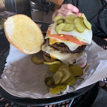 Babe's Tap & Grill - Double cheeseburger, add jalapeño - Sports Bars Near Me - Coal City, Illinois