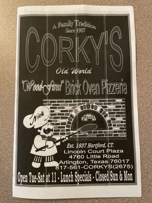 Corky's Brick Oven Pizzeria by null