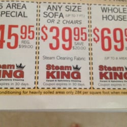 Steam King - A close up in case you really want to see if the small print said, "We will flat out not honor this price."  It doesn't, but they won't.
