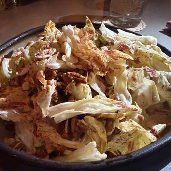 Juliette - Chicories Salad - Pecan l, sherry vinegar and honey. - Bars Near Me - Taos, New Mexico