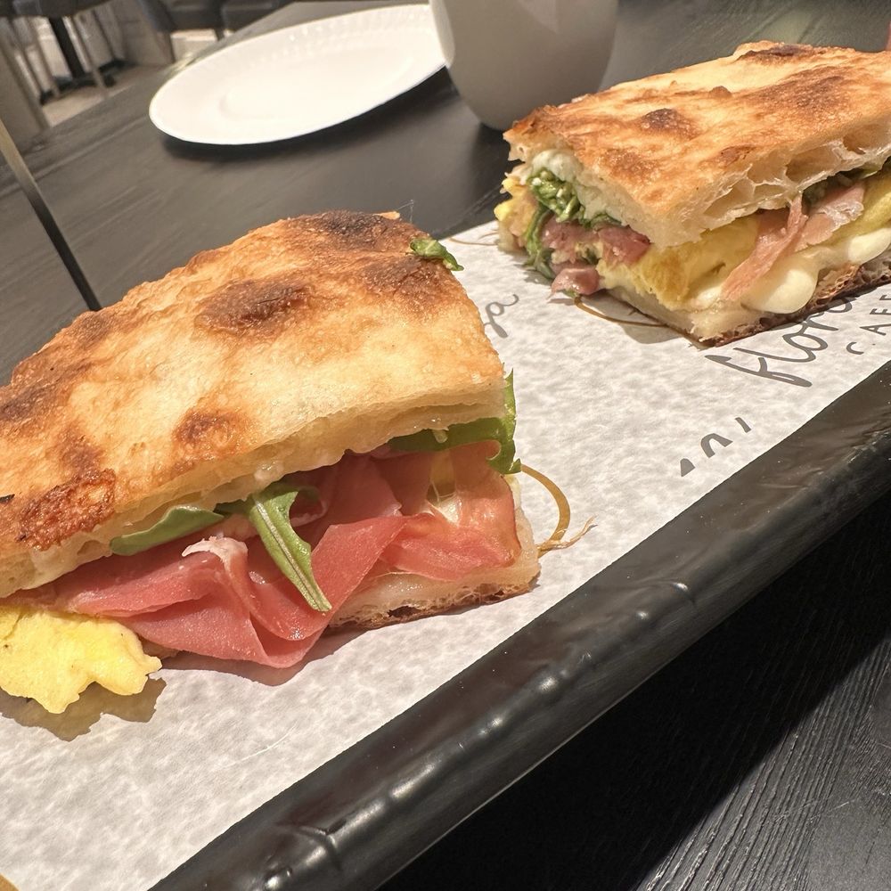 Florenza - Egg-prosciutto-pesto panini - Sandwiches Near Me - Boston, Massachusetts Florenza - Egg-prosciutto-pesto panini - Sandwiches Near Me - Boston, Massachusetts