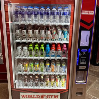 World Gym - Brand new vending machine; accepts cash, card, and apple pay! - Gyms Near Me - Pawling, New York World Gym - Brand new vending machine; accepts cash, card, and apple pay! - Gyms Near Me - Pawling, New York