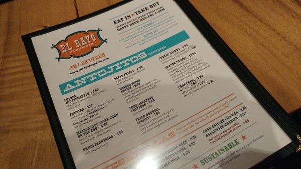 Menu photo 4 El Rayo Taqueria Scarborough, ME Menu photo 4 El Rayo Taqueria Scarborough, ME
