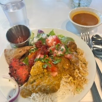 Copper Pot Indian Grill - My plate from lunch buffet - Indian Near Me - Redondo Beach, California Copper Pot Indian Grill - My plate from lunch buffet - Indian Near Me - Redondo Beach, California