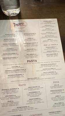 Menu photo 2 Davanti Enoteca San Diego, CA