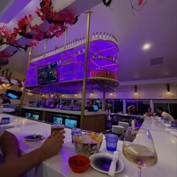 The bar area
