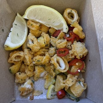 Gino's East - South Loop - Our (cold) calamari.............. - Pizza Near Me - Chicago, Illinois Gino's East - South Loop - Our (cold) calamari.............. - Pizza Near Me - Chicago, Illinois