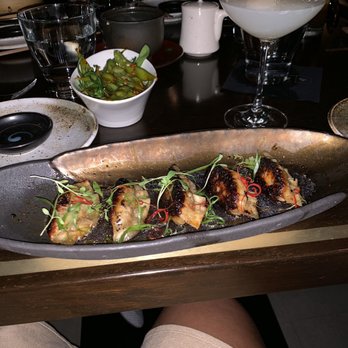 Kai - Pork and shrimp gyoza.. a little too salty for my taste - Asian Fusion Near Me - Plano, Texas Kai - Pork and shrimp gyoza.. a little too salty for my taste - Asian Fusion Near Me - Plano, Texas