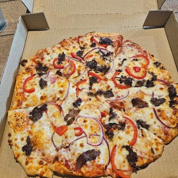 Pine Ridge Tavern - philly cheesesteak pizza! - American Near Me - Reno, Nevada