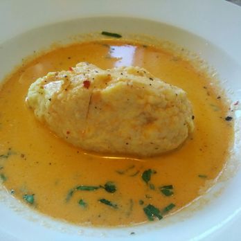 Le Baratin - Halibut bean paste with lobster bisque. - French Near Me - Toronto, Ontario Le Baratin - Halibut bean paste with lobster bisque. - French Near Me - Toronto, Ontario