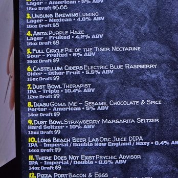 The 4th Horseman - Beer menu (Oct 2026) - Pizza Near Me - Long Beach, California The 4th Horseman - Beer menu (Oct 2026) - Pizza Near Me - Long Beach, California