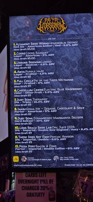 Menu photo 1 The 4th Horseman Long Beach, CA Menu photo 1 The 4th Horseman Long Beach, CA