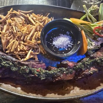 Oxido - Hanger Steak topped with a garlic chimichurri sauce, delicious! - Mexican Near Me - Lake Havasu City, Arizona