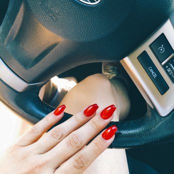 Angel's Nails Macon - Big Red Apple - Shortened Coffin Nails - Nail Technicians Near Me - Columbus, Georgia Angel's Nails Macon - Big Red Apple - Shortened Coffin Nails - Nail Technicians Near Me - Columbus, Georgia