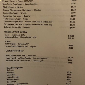 Rohall's Corner - Extensive and exceptional bottled beer selection - Dive Bars Near Me - Buffalo, New York