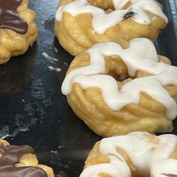Flies all over the donuts.... The girl at the bakery blew me off...They took some heat online and fixed the problem two days later