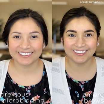 Beauty Method - Before & After - old microblading cover up with new ombre powder brows - Permanent Makeup Near Me - Dublin, California Beauty Method - Before & After - old microblading cover up with new ombre powder brows - Permanent Makeup Near Me - Dublin, California