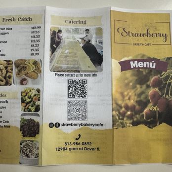 Strawberry Bakery Cafe - Menu - Bakeries Near Me - Dover, Florida
