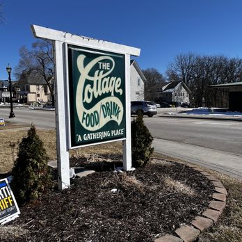 The Cottage - sign - Bars Near Me - Crystal Lake, Illinois The Cottage - sign - Bars Near Me - Crystal Lake, Illinois
