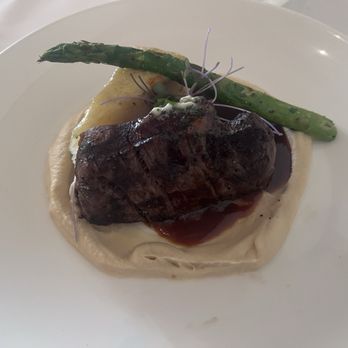 Santacafé - 1/2 portion of the filet mignon (my husband and I split). - Cafes Near Me - Santa Fe, New Mexico