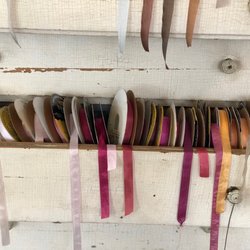 Paper Crown - Drawers full of colorful ribbon