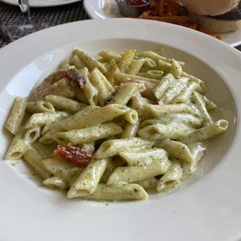 South Coast Winery - Shrimp pesto pasta - Wineries Near Me - Temecula, California