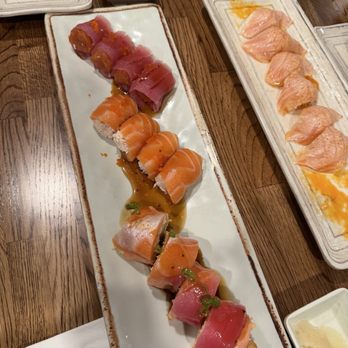 Sake 2 Me Sushi - BORA BORA (top) ROLLY POLLY (middle) CHUCK NORICE (bottom) - Japanese Near Me - Chino, California Sake 2 Me Sushi - BORA BORA (top) ROLLY POLLY (middle) CHUCK NORICE (bottom) - Japanese Near Me - Chino, California