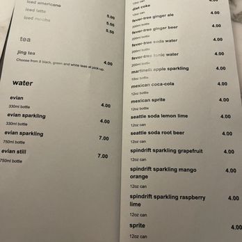 canteenM - Coffee, Tea, Water and Soft Drink menu at canteenM in the CitizenM Hotel in Seattle. - Bars Near Me - Seattle, Washington canteenM - Coffee, Tea, Water and Soft Drink menu at canteenM in the CitizenM Hotel in Seattle. - Bars Near Me - Seattle, Washington