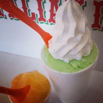 Mike's Italian Ice - Green Apple Gelati and Mango Italian Ice - Desserts Near Me - Orlando, Florida