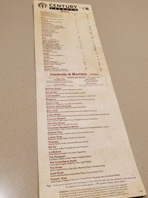 Menu photo 2 Century Taproom Los Angeles, CA