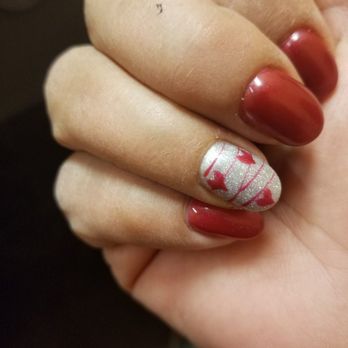 S&B NAILS - Best nail salon ever! Everyone is so friendly. Here are my Valentine nails!! - Nail Salons Near Me - Live Oak, Texas
